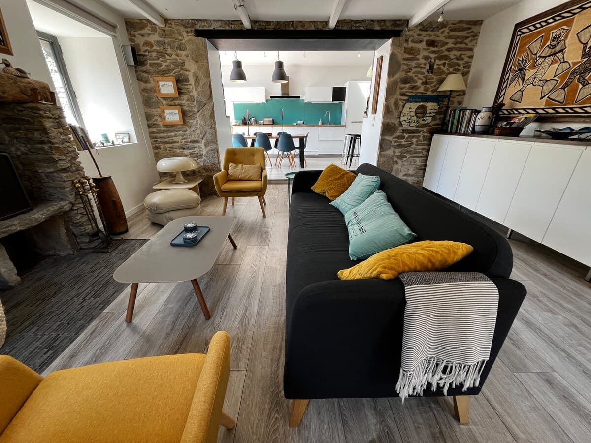 TYCHA-Belle maison ancienne, entièrement rénovée, plages à pied, WIFI THD - Photo 48