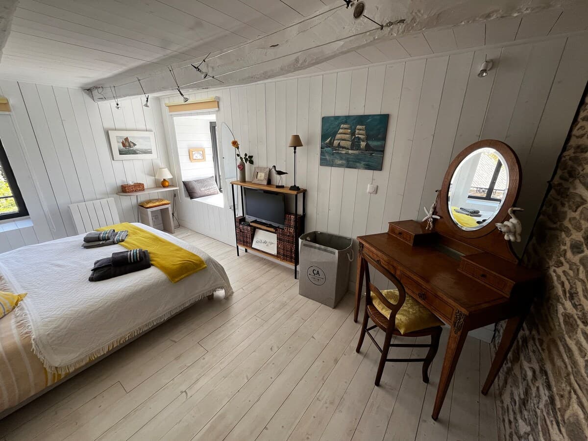 TYCHA-Belle maison ancienne, entièrement rénovée, plages à pied, WIFI THD - Photo 56
