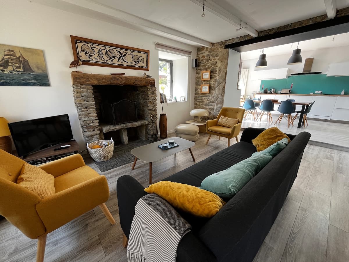 TYCHA-Belle maison ancienne, entièrement rénovée, plages à pied, WIFI THD - Photo 46