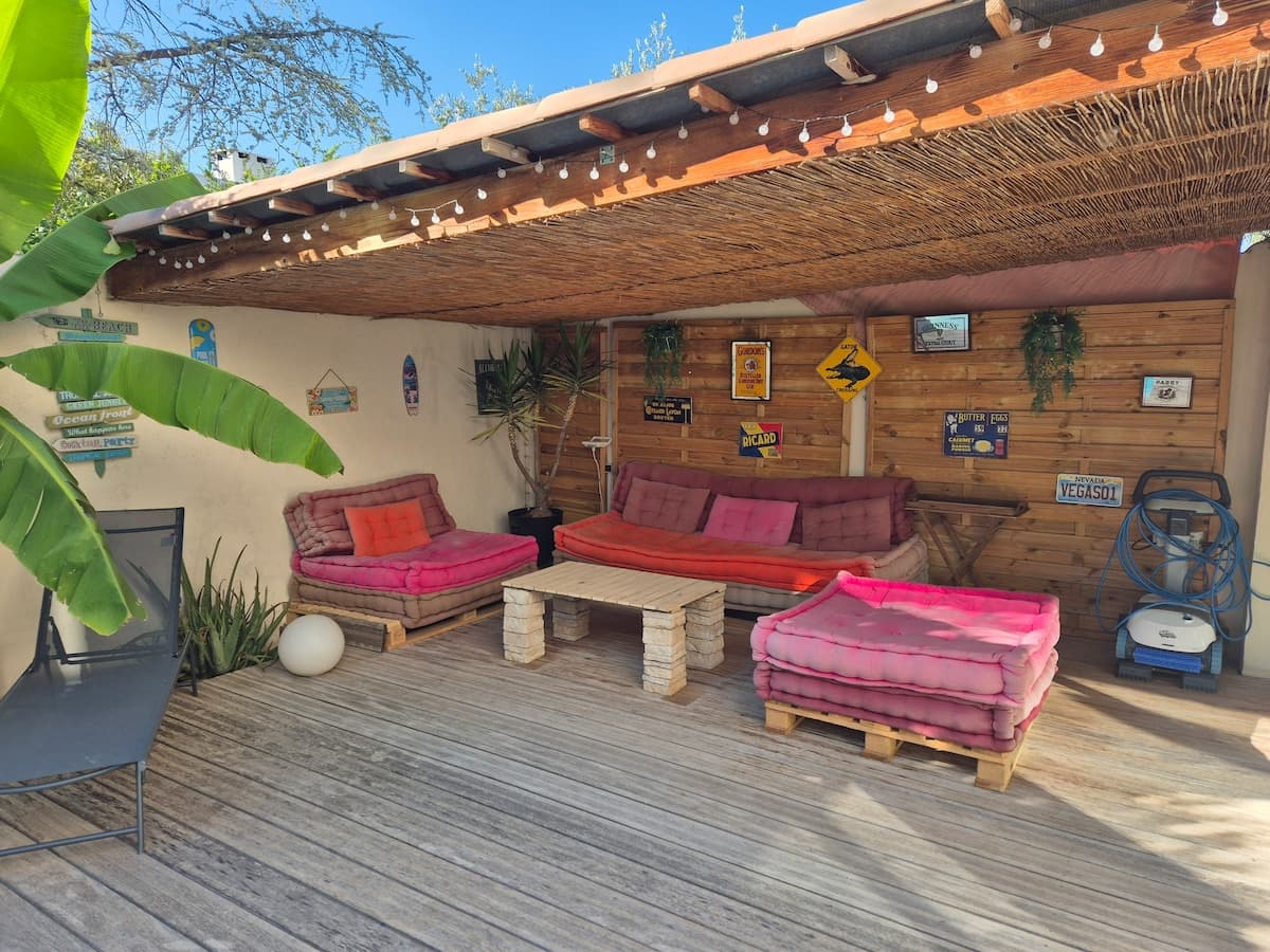 Villa Hawaï à Pérols, piscine privée et plages à vélo - Photo 4