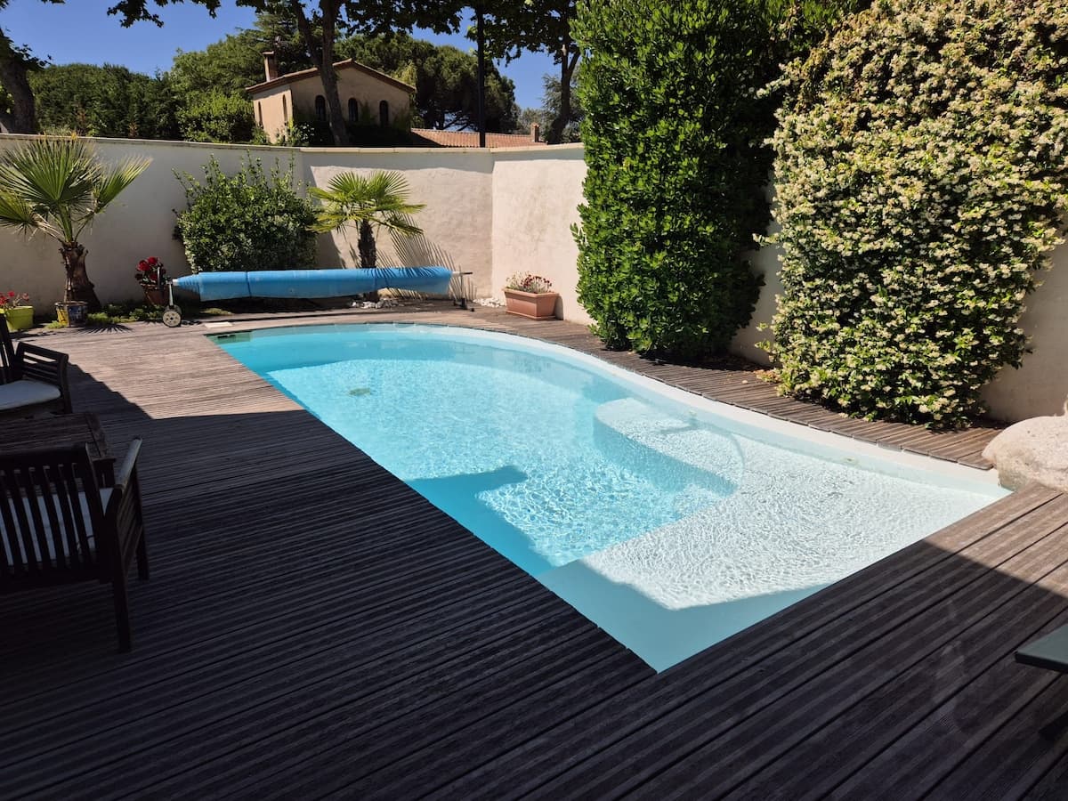 Villa Hawaï à Pérols, piscine privée et plages à vélo - Photo 2