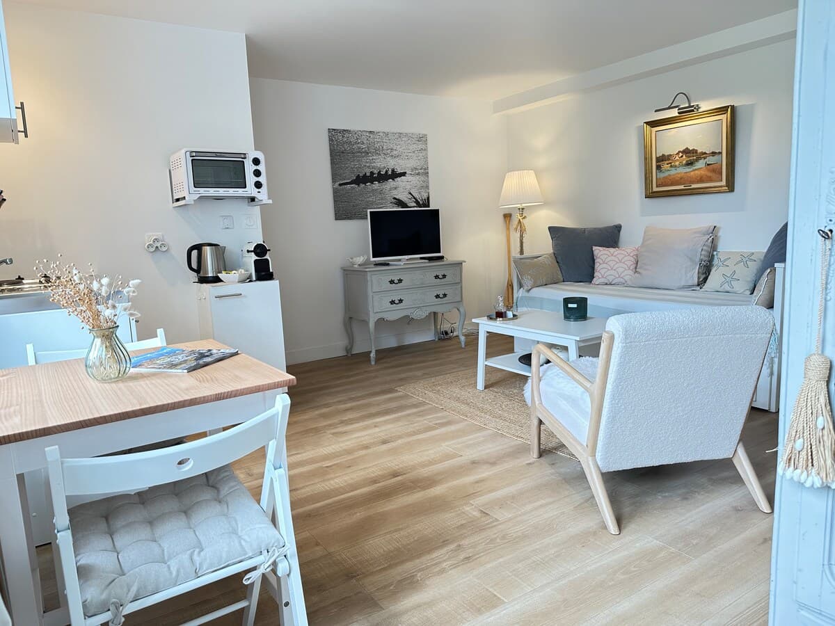 Villa Prat Bras, appartement cocooning face plage, GR34 Le Pouldu - Photo 43