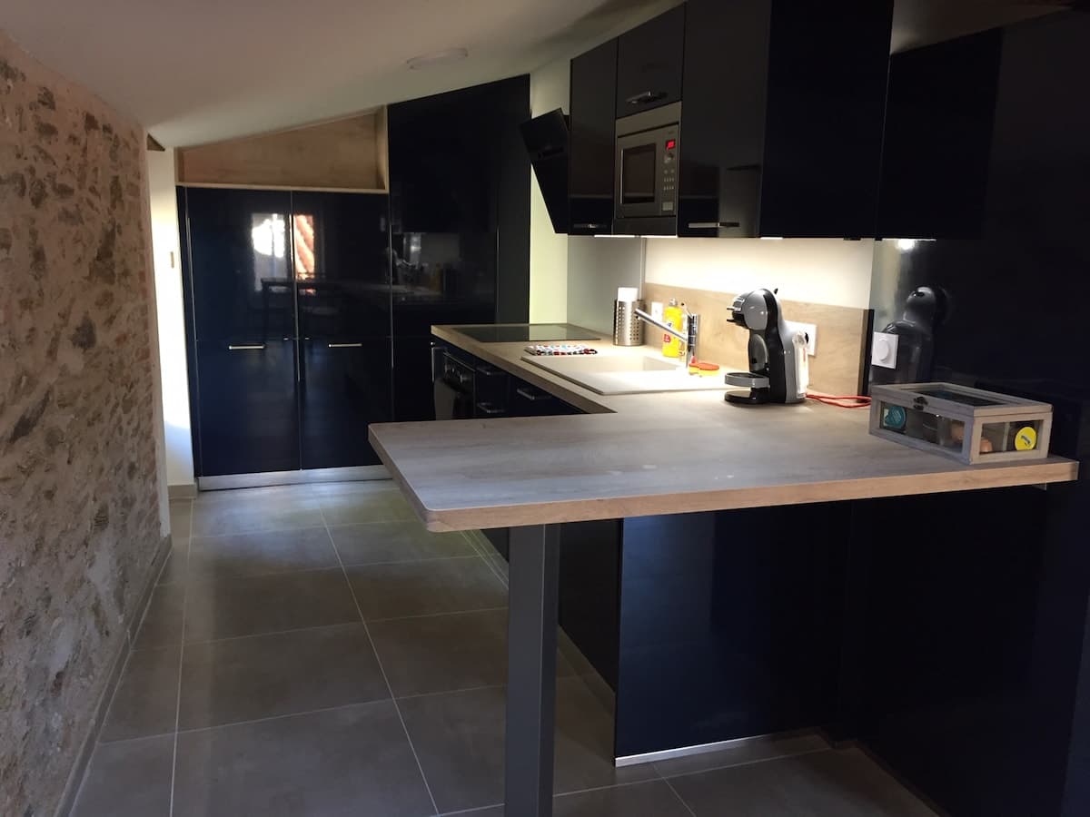 Loft du soleil, 3*, vue port et montagne à Port-Vendres, proche des criques et de Collioure - Photo 12