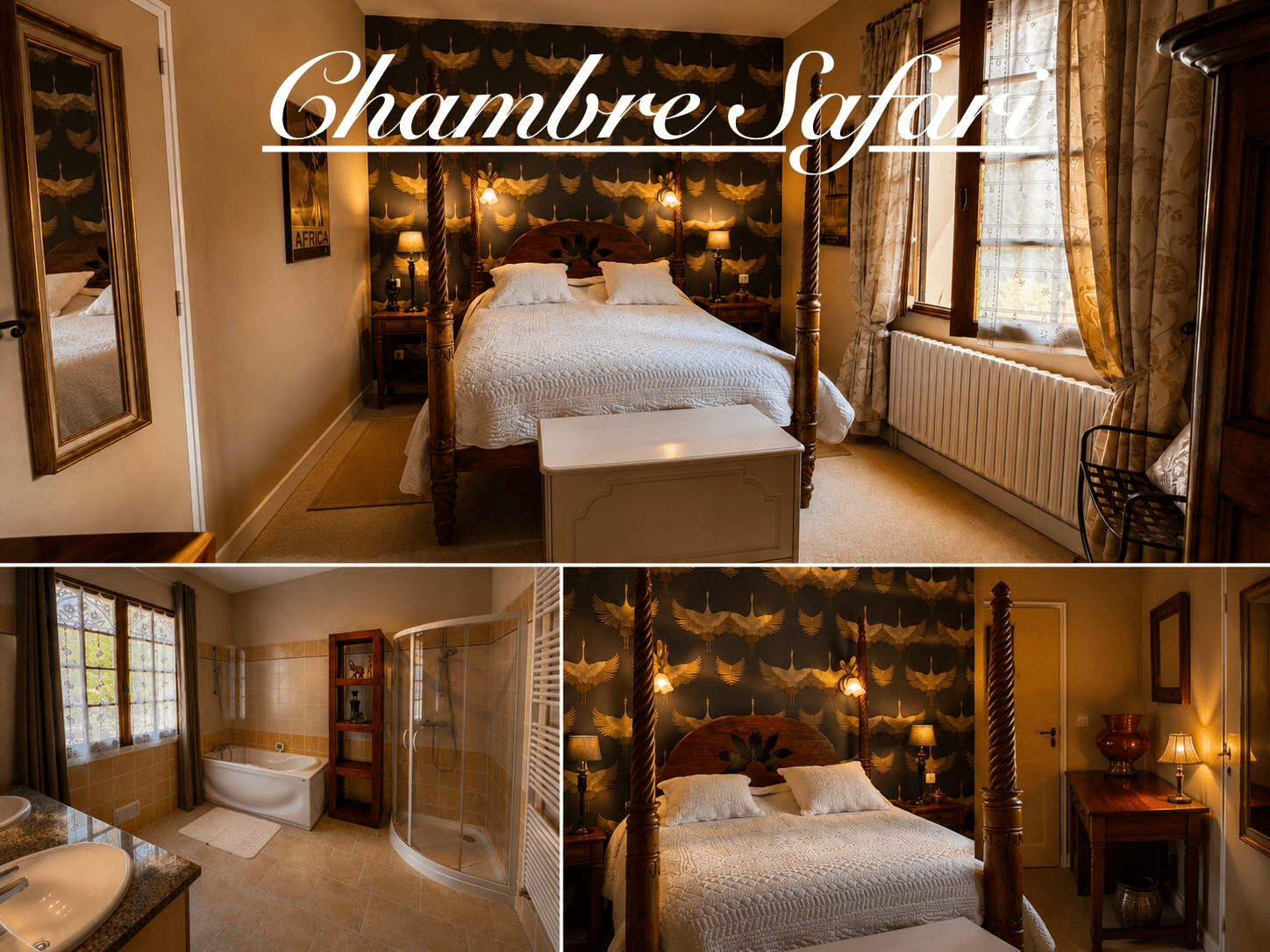Chambre d’hôte La pommeraie « Chambre Safari - Photo 1