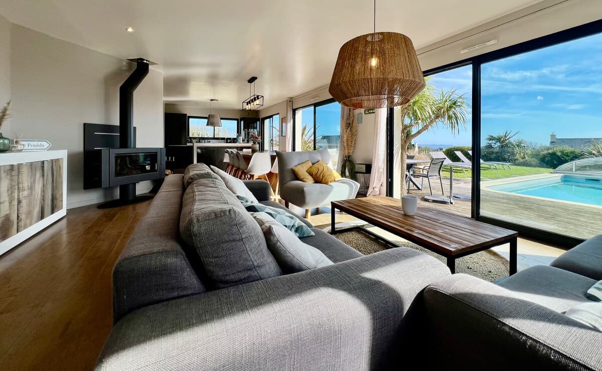 Villa vue mer avec piscine, Sauna, plage à 500 m - Photo 3