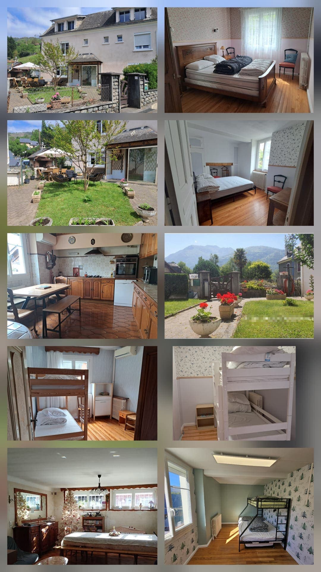 Gîte Maison familiale 5 chambres à Beaucens, vue montagne, Hautes Pyrénées, Argeles-Gazost - Photo 2