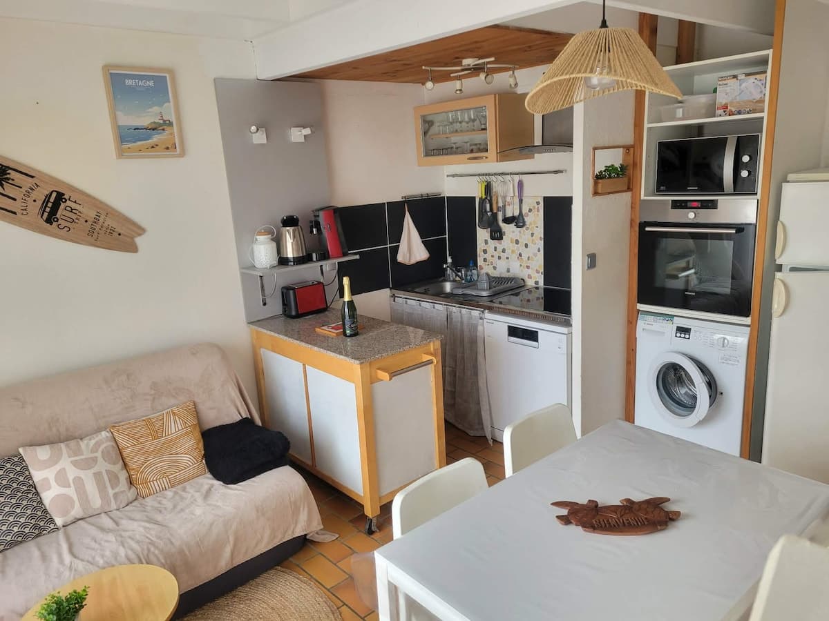 Maison 42m2 avec piscine, à 150m de la plage au Pouldu - Photo 1