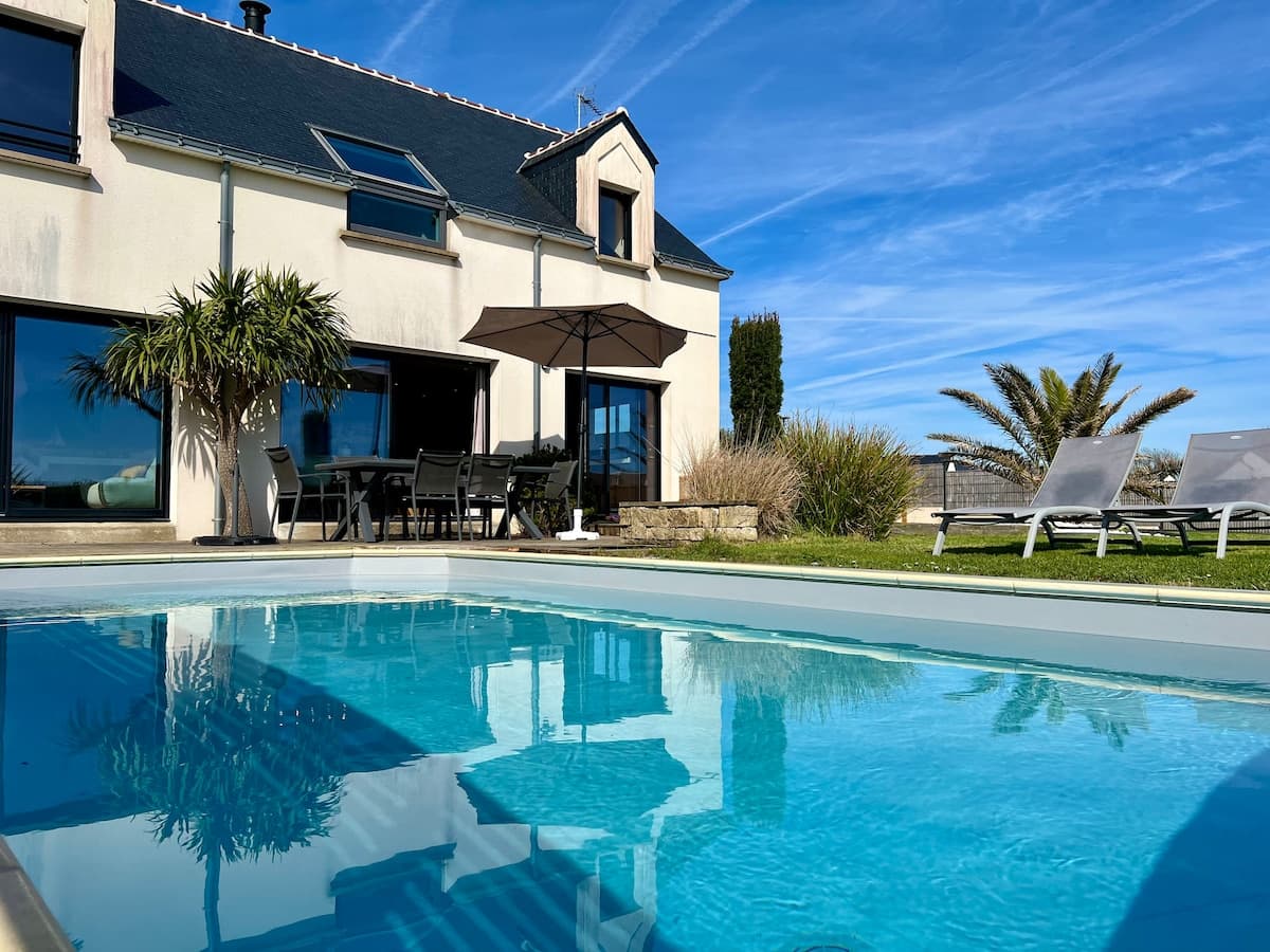 Villa vue mer avec piscine, Sauna, plage à 500 m - Photo 1